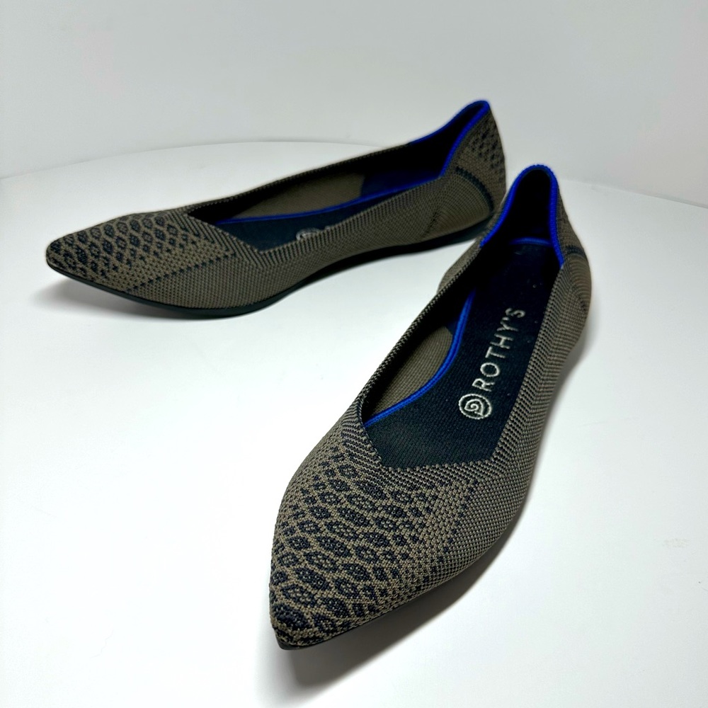 Rothy's Rare Walnut Python Point Flats - image 2